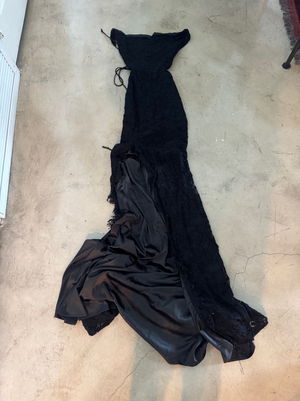Alamour The Label Black Lace Evening Gown